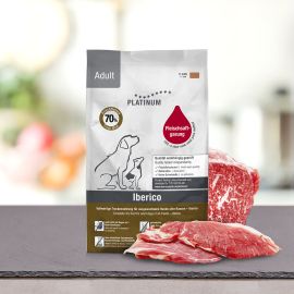 PLATINUM Natural Pet Food & Care Adult, cu Porc Iberic, Hrana Uscata Caini, 1.5kg