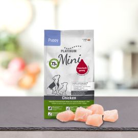 PLATINUM NATURAL Puppy Mini, cu Pui, Hrana Uscata Pentru Caini Juniori de Talie Mica, 900g