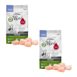 PLATINUM NATURAL Puppy Mini, cu Pui, Hrana Uscata Pentru Caini Juniori de Talie Mica, 1.8kg (2x900g)