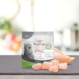 PLATINUM MeatCrisp Adult, cu Pui, Hrana Uscata Pentru Pisici, 400g