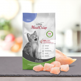 PLATINUM MeatCrisp Kitten, cu Pui, Hrana Uscata Pentru Pui de Pisica, 1.5kg
