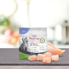 PLATINUM MeatCrisp Kitten, cu Pui, Hrana Uscata Pentru Pui de Pisica, 400g