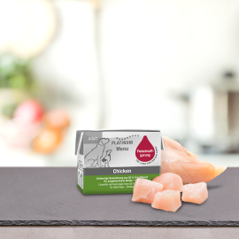 PLATINUM Menu Adult, Pui, Hrana Umeda Pentru Caini, 90g