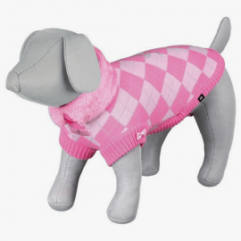 Pulover Tricotat DOG PRINCESS, Marime XS (L = 27 cm)