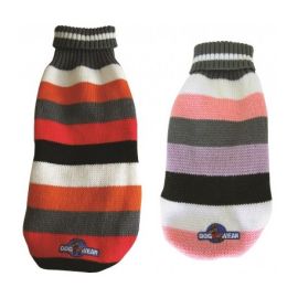 Pulover Tricotat Multicolor Pentru Caini, Marime S, Lungime Spate 30cm
