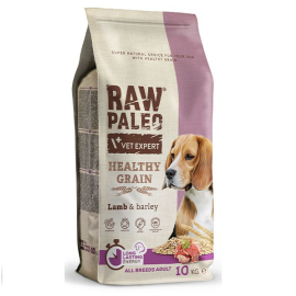 RAW PALEO Healty Grain Adult, Hrana Uscata Monoproteica, cu Miel, Pentru Caini Adulti, 10kg