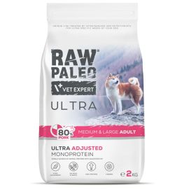 RAW PALEO Medium Adult, Vita, Hrana Uscata Monoproteica Fara Cereale, Pentru Caini 2.5kg