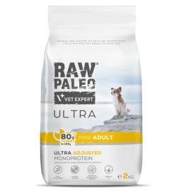 RAW PALEO ULTRA Adult Mini, cu Curcan, Hrana Uscata Monoproteica Fara Cereale, Pentru Caini Talie Mica, 2kg