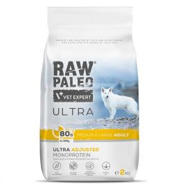 RAW PALEO Large Size Adult, Curcan, Hrana Uscata Monoproteica, Fara Cereale, Caine, 2.5kg