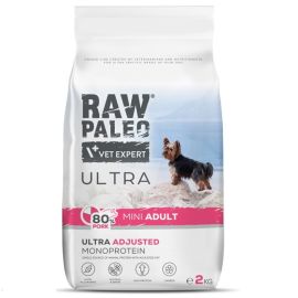 RAW PALEO ULTRA Mini Adult, cu Porc, Hrana Uscata Monoproteica Fara Cereale, Pentru Caini Talie Mica, 2kg