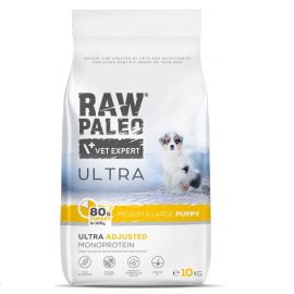 RAW PALEO ULTRA Puppy Medium / Large, cu Curcan, Hrana Uscata Monoproteica, Fara Cereale Pentru Caini Juniori Talie Medie / Mare, 10kg