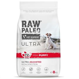 RAW PALEO ULTRA Puppy Mini, cu Vita, Hrana Uscata Monoproteica, Fara Cereale, Pentru Catei Juniori Talie Mica 10kg