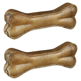 Recompensa Caini Os Piele Presata si Cartilaje Taur 12 cm, 2buc