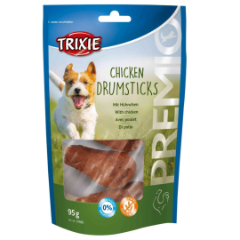 Recompensa Caini PREMIO DRUMSTICKS Os Calciu cu Carne de Pui, 95g