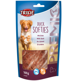 Recompensa Caini PREMIO Softies, Cuburi cu Carne de Rata, 100g