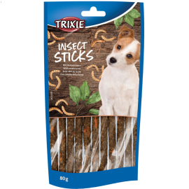 Recompense Monoproteice  Pentru Caini Alergici TRIXIE Insect Sticks, 80g