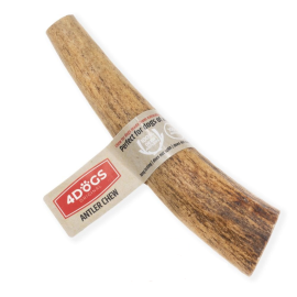 Recompense Naturale de Ros Pentru Caini, Coarne de Cerb, 4 DOGS Original, R-Line HARD L Plus, 15cm | 108g