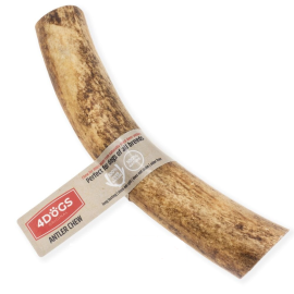 Recompense Naturale de Ros Pentru Caini, Coarne de Cerb, 4 DOGS Original, R-Line HARD XL Plus, 18cm | 172g