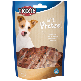Recompense Pentru Caini TRIXIE, Covrigei cu Carne de Pui, 100g