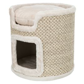 RIA Culcus si Casuta cu Pereti din Sisal Pentru Pisici Diametru 37cm | Inaltime 37cm