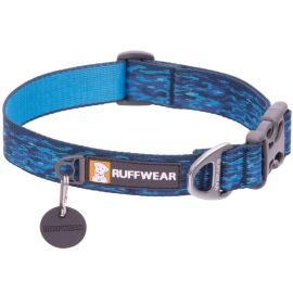 RUFFWEAR Flat Out Oceanic Distorsion, Zgarda Pentru Caini, marime L, 51-66cm | 25mm