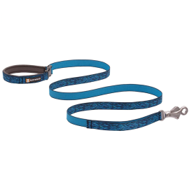 RUFFWEAR FlatOut Oceanic Distorsion, Lesa Pentru Caini, Ajustabila, cu Maner Captusit 1.80m / 25mm