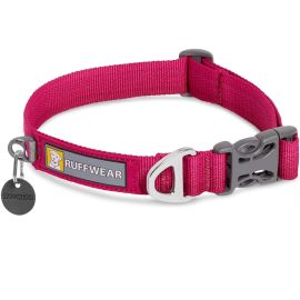 RUFFWEAR Front Range Hibiscus Pink, Zgarda Pentru Caini, Marime L, 51-66cm | 25mm