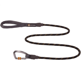 RUFFWEAR Knot A Leash Obsidian Black, Lesa Cordelina Pentru Caini 1.50m / 7mm