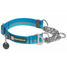 RUFFWEAR Chain Reaction Blue Dusk, Zgarda Semistrangulanta Pentru Caini, Marime L 51-66cm