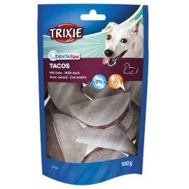 Recompensa DENTAFUN Pentru Caini, Tacos cu Carne de Rata, 100g