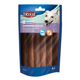 Recompensa DENTAFUN Pentru Caini Stick Rasucit cu Carne de Iepure, 70g