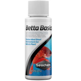 SEACHEM Betta Basics, Conditioner Pentru Apă, Mediu Ideal Pentru Peștii Betta și Plante, 60ml