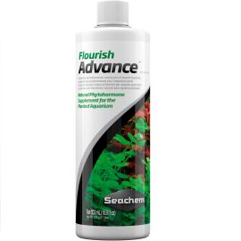 SEACHEM Flourish Advance, Fertilizant cu Fitohormoni Accelerator Natural Pentru Cresterea Plantelor de Acvariu, 500ml
