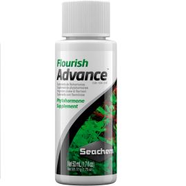 SEACHEM Flourish Advance, Fertilizant cu Fitohormoni Accelerator Natural Pentru Cresterea Plantelor de Acvariu, 50ml