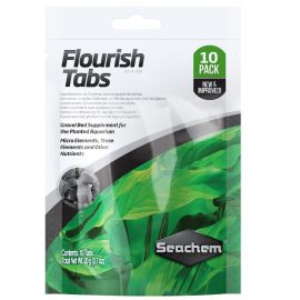 Seachem Flourish Tabs, Tablete Pentru Cresterea Sanatoasa a Plantelor Acvatice, 10buc