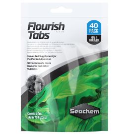 Seachem Flourish Tabs, Tablete Pentru Cresterea Sanatoasa a Plantelor Acvatice, 40buc