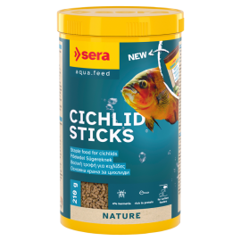 SERA Chiclids Sticks Nature, Hrana Pentru Ciclide de Acvariu, 1000ml