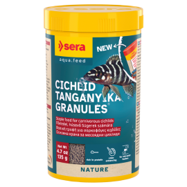 SERA Cichlid Tanganyika Granules, Hrana Granulata Pentru Ciclide Africane Carnivore, 250ml