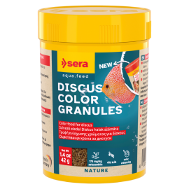 SERA Discus Color Nature, Hrana Granulata Pentru Discus si Alte Specii Pretentioase, 100ml