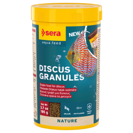 SERA Discus Granules Nature, Hrana Granulata Pentru Discus si Alte Specii Pretentioase, 250ml
