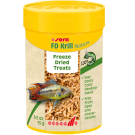 SERA FD Krill Nature, Hrana 100% Naturala Pentru Pesti si Nevertebrate de Acvariu, 100 ml
