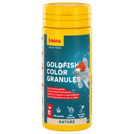 SERA Goldfish Color Granules, Hrana Granulata, Imbogatita cu Spirulina, Pentru Carasi, 50ml