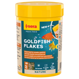 SERA Goldfish Flakes, Hrana Fulgi Pentru Carasi, 100ml