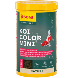 SERA Koi Color Mini, Hrana Granulata Pentru Crapi Koi Mici (