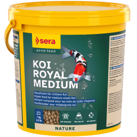 SERA Koi Royal Medium, Hrana Granulata Pentru Crapi Koi Medii (intre 12cm si 25cm), 3800ml