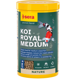 SERA Koi Royal Medium, Hrana Granulata Pentru Crapi Koi Medii (intre 12cm si 25cm), 1000ml