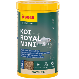 SERA Koi Royal Mini, Hrana Granulata Pentru Crapi Koi Mici (