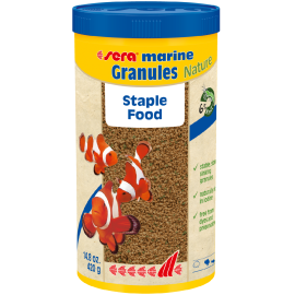 SERA Marine Granulat Nature, Hrana Granulata Pentru Pesti Marini de Acvariu, 500ml