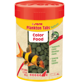 SERA Plankton Nature Tabs, Hrana Tablete Pentru Pesti de Acvariu sau Nevertebrate, 100ml