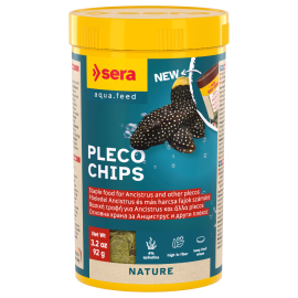 SERA Catfish Chips Nature, Hrana Pentru Pesti Ancistrus si Pleco, 250 ml
